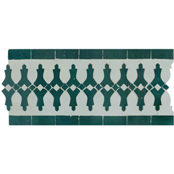 Mosaic House Moroccan tile Ank 30-24 Sea Green,   celadon, celadon, green   solid cement, encaustic, field, pattern, traditional, stars, classic 